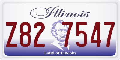 IL license plate Z827547