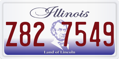 IL license plate Z827549