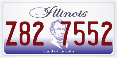 IL license plate Z827552