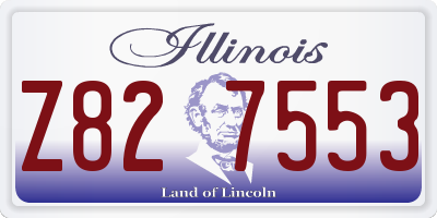 IL license plate Z827553