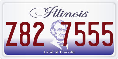 IL license plate Z827555