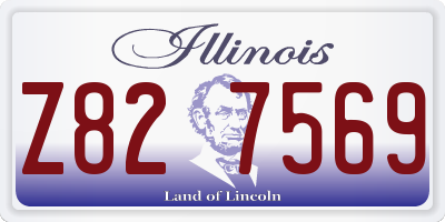 IL license plate Z827569