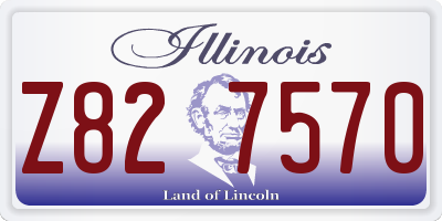 IL license plate Z827570