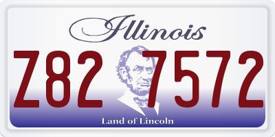IL license plate Z827572