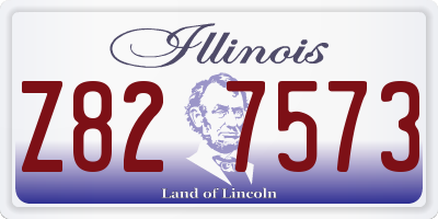 IL license plate Z827573
