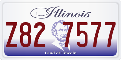IL license plate Z827577