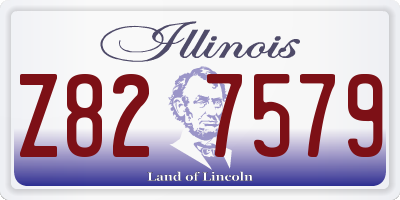 IL license plate Z827579