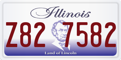 IL license plate Z827582