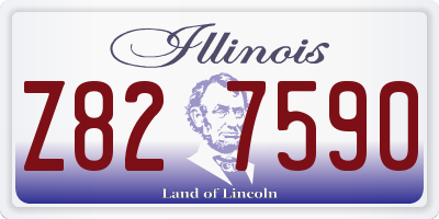 IL license plate Z827590