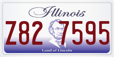 IL license plate Z827595