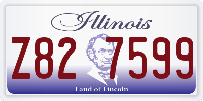 IL license plate Z827599