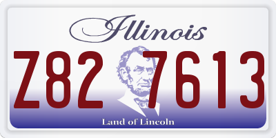 IL license plate Z827613