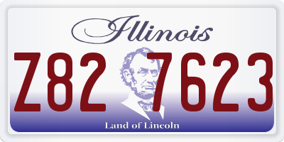 IL license plate Z827623