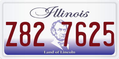 IL license plate Z827625