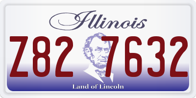 IL license plate Z827632