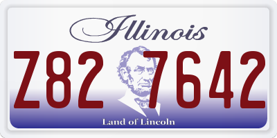IL license plate Z827642