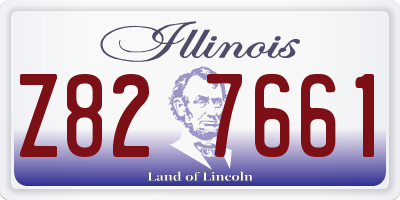 IL license plate Z827661