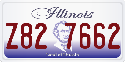 IL license plate Z827662