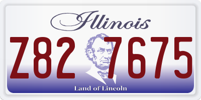 IL license plate Z827675