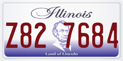 IL license plate Z827684