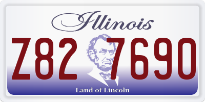IL license plate Z827690