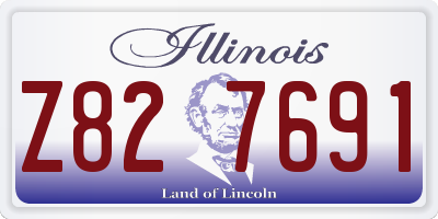 IL license plate Z827691