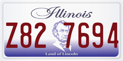 IL license plate Z827694