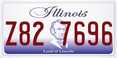 IL license plate Z827696