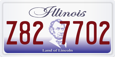 IL license plate Z827702
