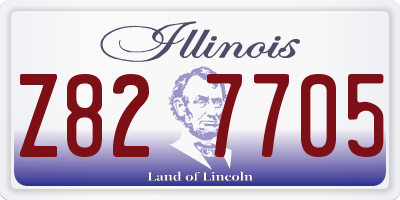 IL license plate Z827705