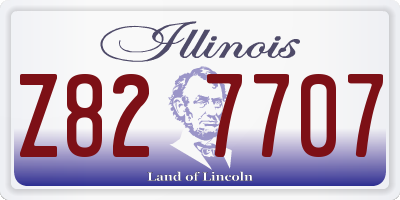 IL license plate Z827707