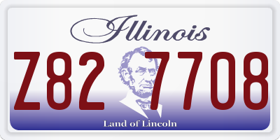 IL license plate Z827708