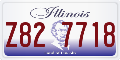 IL license plate Z827718