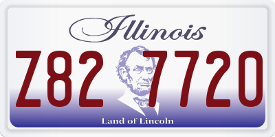 IL license plate Z827720