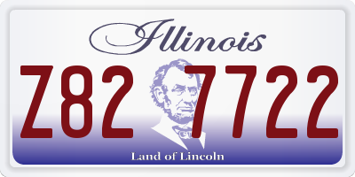 IL license plate Z827722