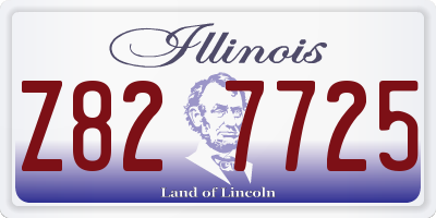 IL license plate Z827725
