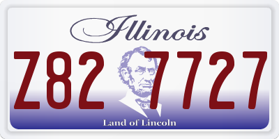 IL license plate Z827727