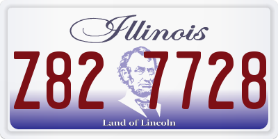 IL license plate Z827728