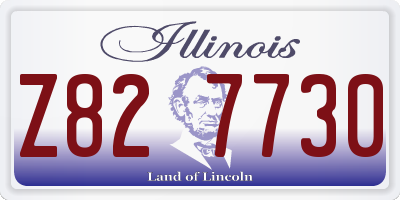 IL license plate Z827730