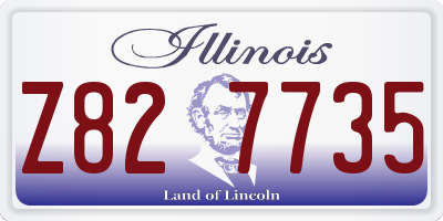 IL license plate Z827735