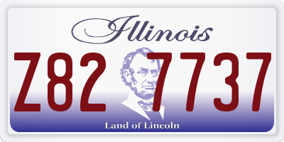 IL license plate Z827737