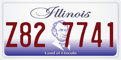 IL license plate Z827741
