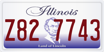 IL license plate Z827743