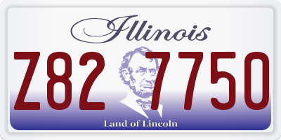 IL license plate Z827750