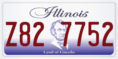 IL license plate Z827752