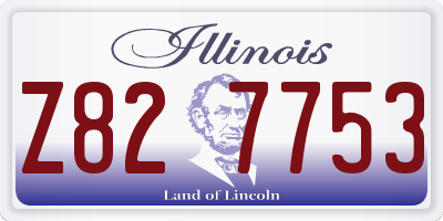 IL license plate Z827753