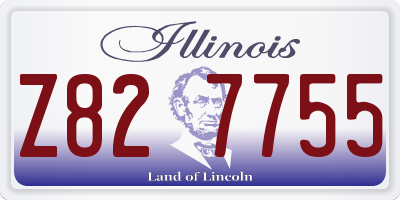 IL license plate Z827755