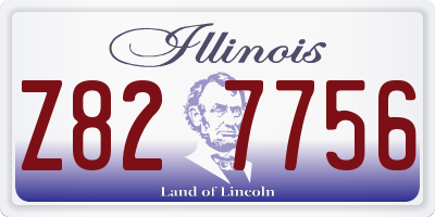 IL license plate Z827756