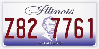 IL license plate Z827761