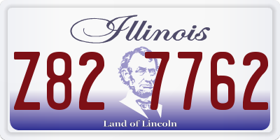 IL license plate Z827762